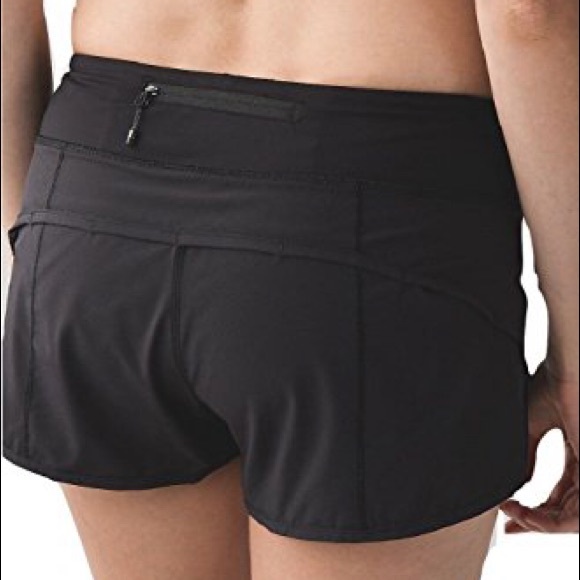lululemon athletica Pants - Lululemon Sz 4 Black Speed Running Athletic Short